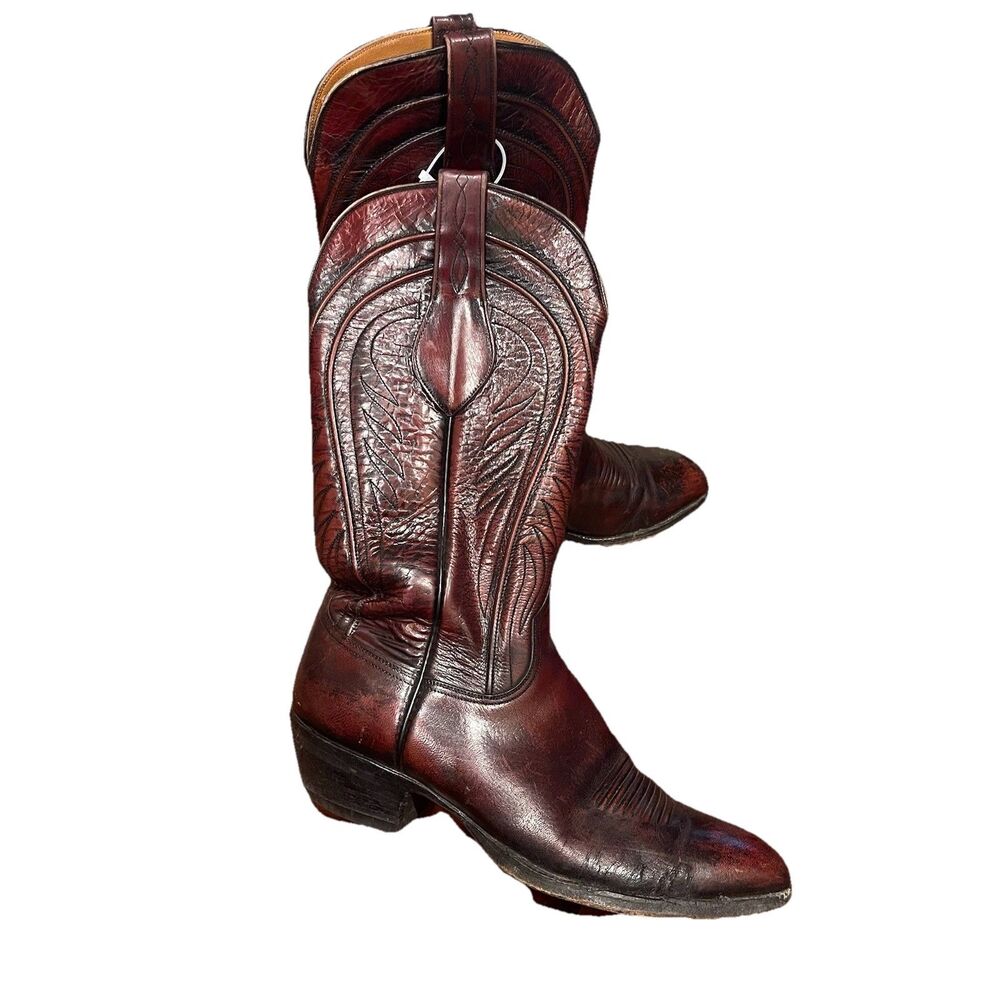 MENS LUCCHESE 2000 1483 WESTERN BOOTS SIZE 8.5D - Picture 14 of 14